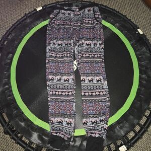 Elephant Print Pajama Pants Size XS